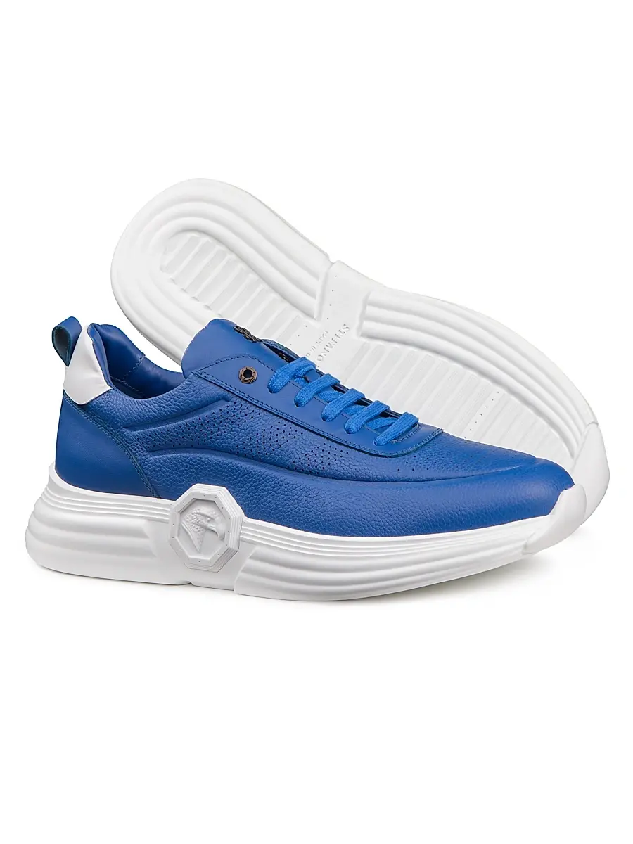 Stefano Ricci Men's Functional Calfskin Leather Sneakers | Thumbnail 3 Stefano Ricci Men's Functional Calfskin Leather Sneakers | Thumbnail 3