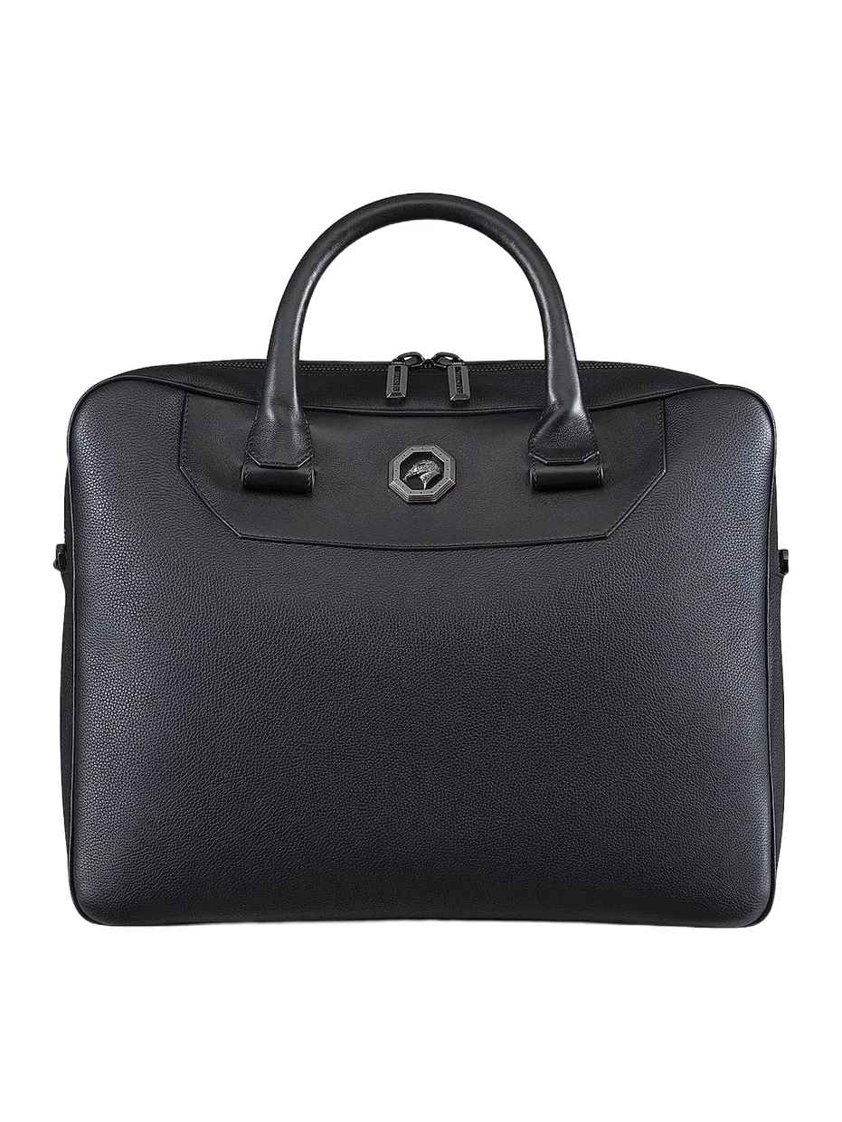 Men's Calfskin Leather Business Bag