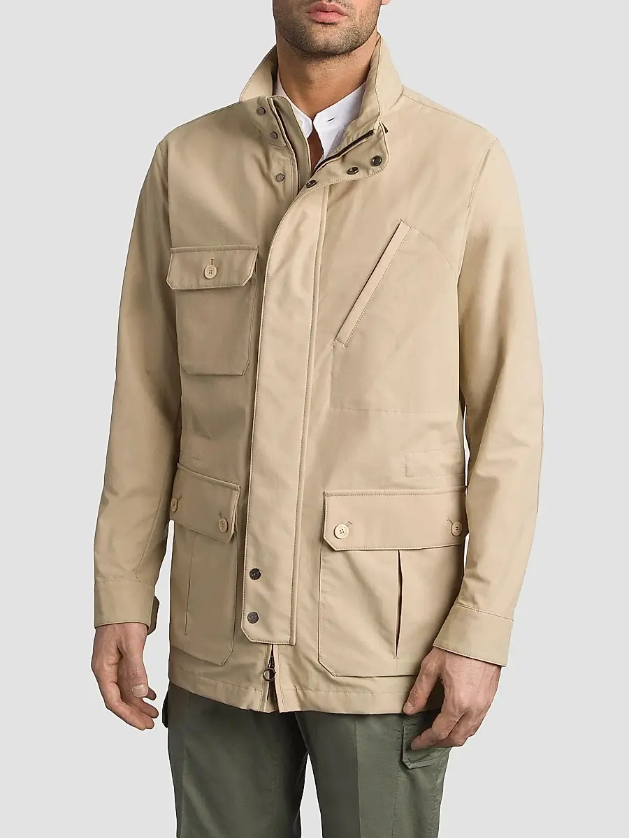 Stefano Ricci Men's Cotton Blend Field Jacket | Thumbnail 2 Stefano Ricci Men's Cotton Blend Field Jacket | Thumbnail 2