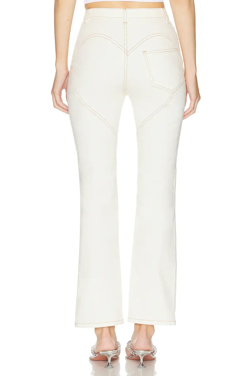 AREA Crystal Grommet Straight Leg Jean | Thumbnail 6 AREA Crystal Grommet Straight Leg Jean | Thumbnail 6