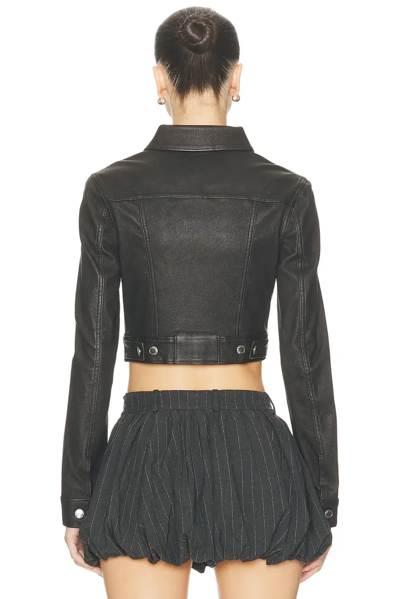Alexander Wang Shrunken Trucker Jacket | Thumbnail 3 Alexander Wang Shrunken Trucker Jacket | Thumbnail 3
