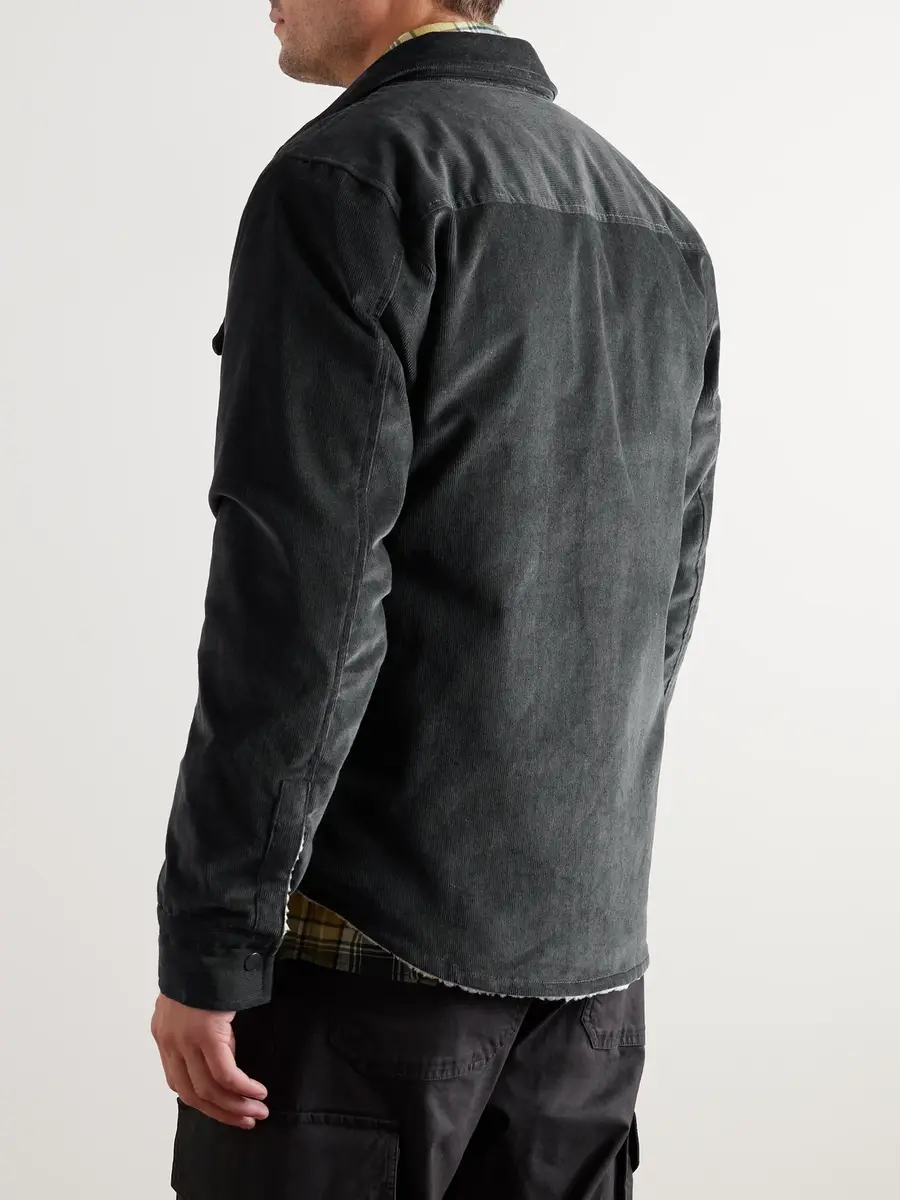 James Perse Fleece-Lined Cotton-Blend Corduroy Jacket - Men | Thumbnail 3 James Perse Fleece-Lined Cotton-Blend Corduroy Jacket - Men | Thumbnail 3
