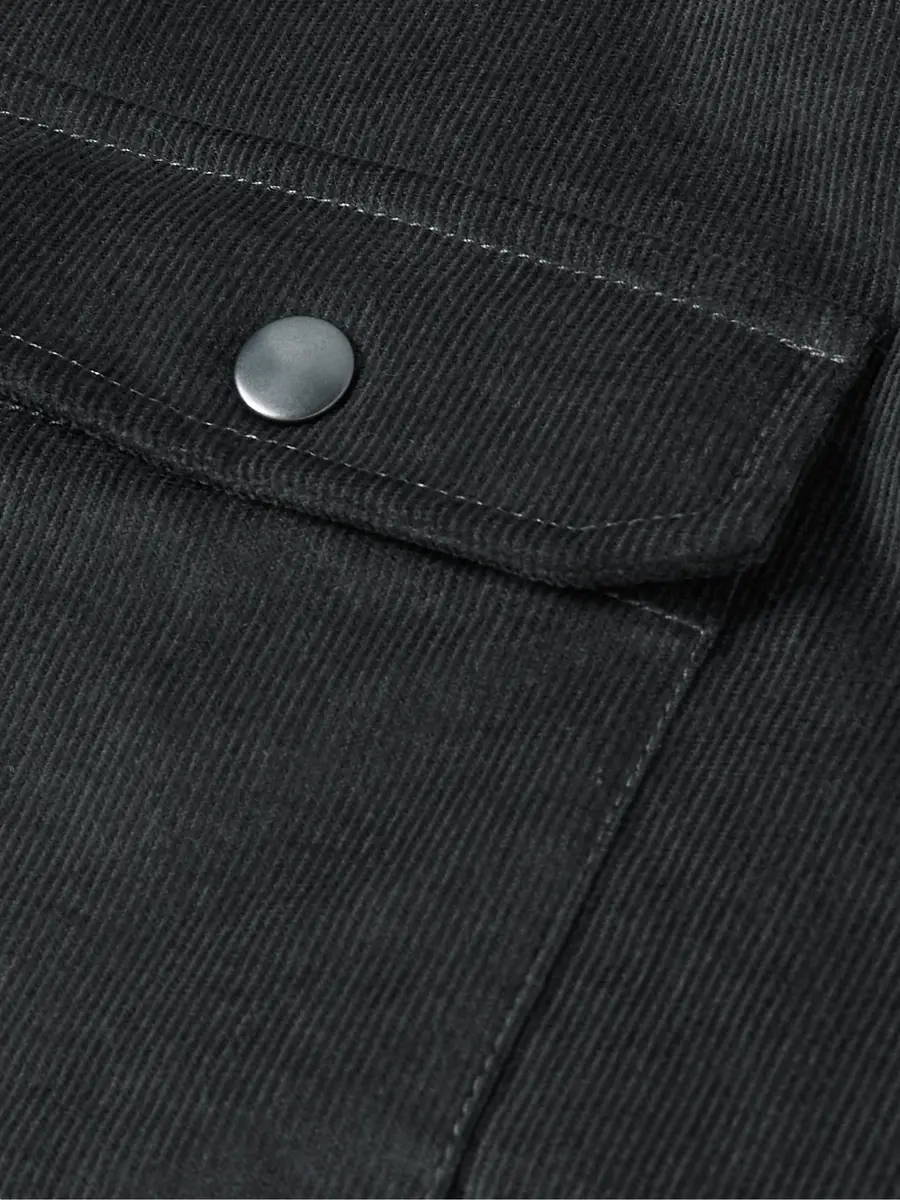 James Perse Fleece-Lined Cotton-Blend Corduroy Jacket - Men | Thumbnail 4 James Perse Fleece-Lined Cotton-Blend Corduroy Jacket - Men | Thumbnail 4