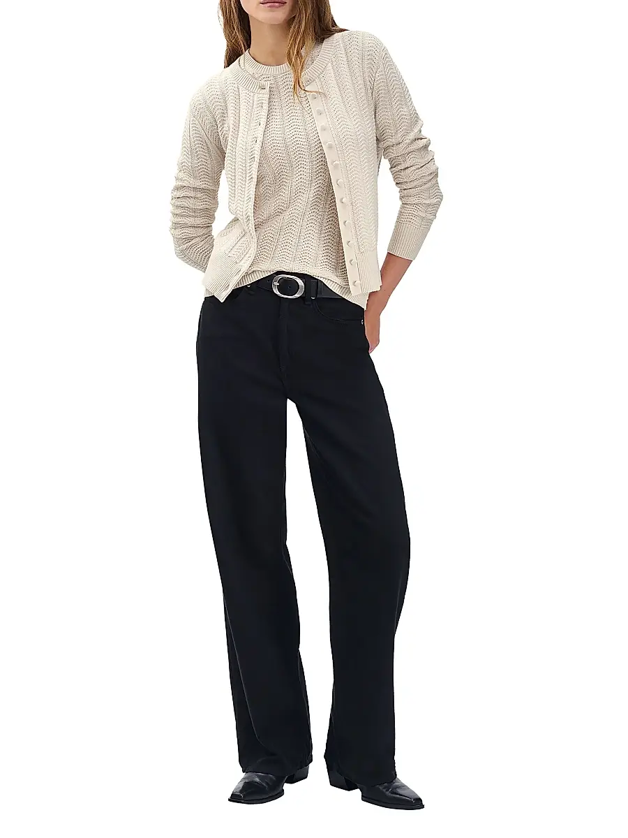 rag & bone Women's Francesca Wool-Blend Cardigan | Thumbnail 2 rag & bone Women's Francesca Wool-Blend Cardigan | Thumbnail 2