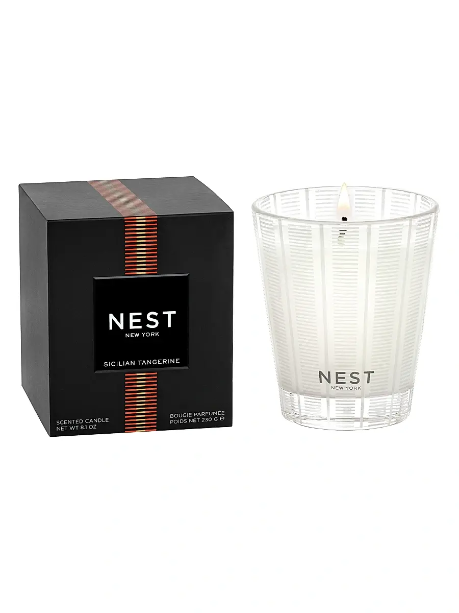 NEST New York Sicilian Tangerine Scented Candle - Size Medium | Image 1 NEST New York Sicilian Tangerine Scented Candle - Size Medium | Image 1
