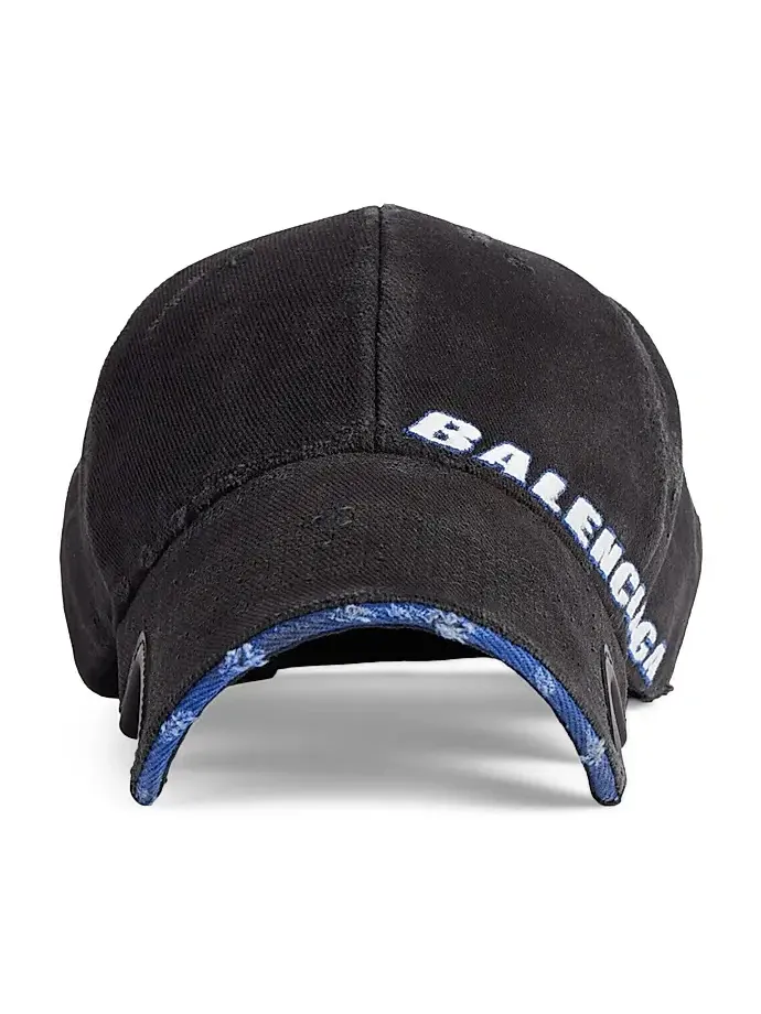Balenciaga Men's Tilted Typo Cap
