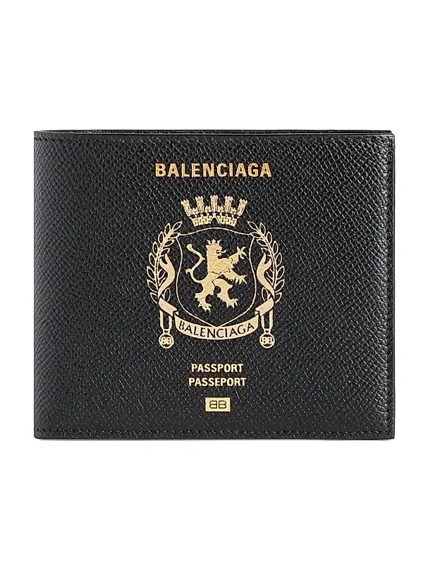 Men's Passport Square Folded Wallet