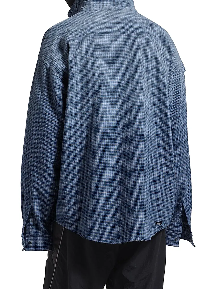 Balenciaga Men's Zip-Up Shirt | Thumbnail 4 Balenciaga Men's Zip-Up Shirt | Thumbnail 4