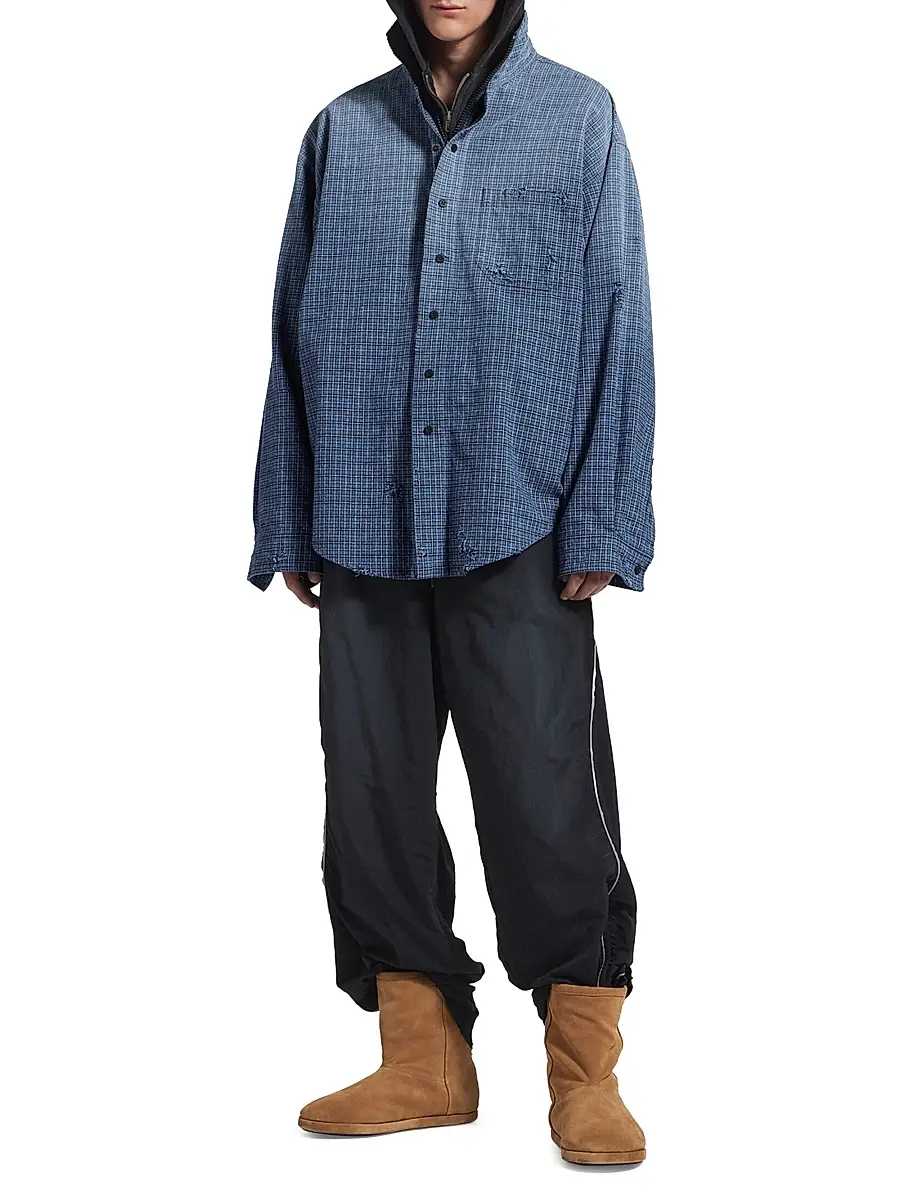 Balenciaga Men's Zip-Up Shirt | Thumbnail 6 Balenciaga Men's Zip-Up Shirt | Thumbnail 6