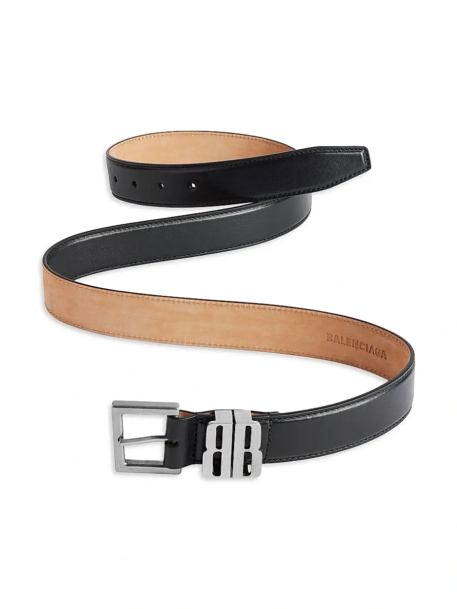 Balenciaga Men's BB Editor Belt