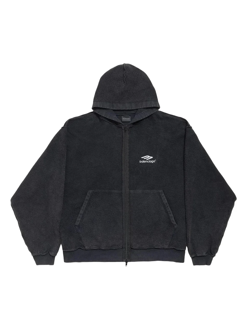 Men's 3B Sports Icon Inside-Out Zip-Up Hoodie Men's 3B Sports Icon Inside-Out Zip-Up Hoodie