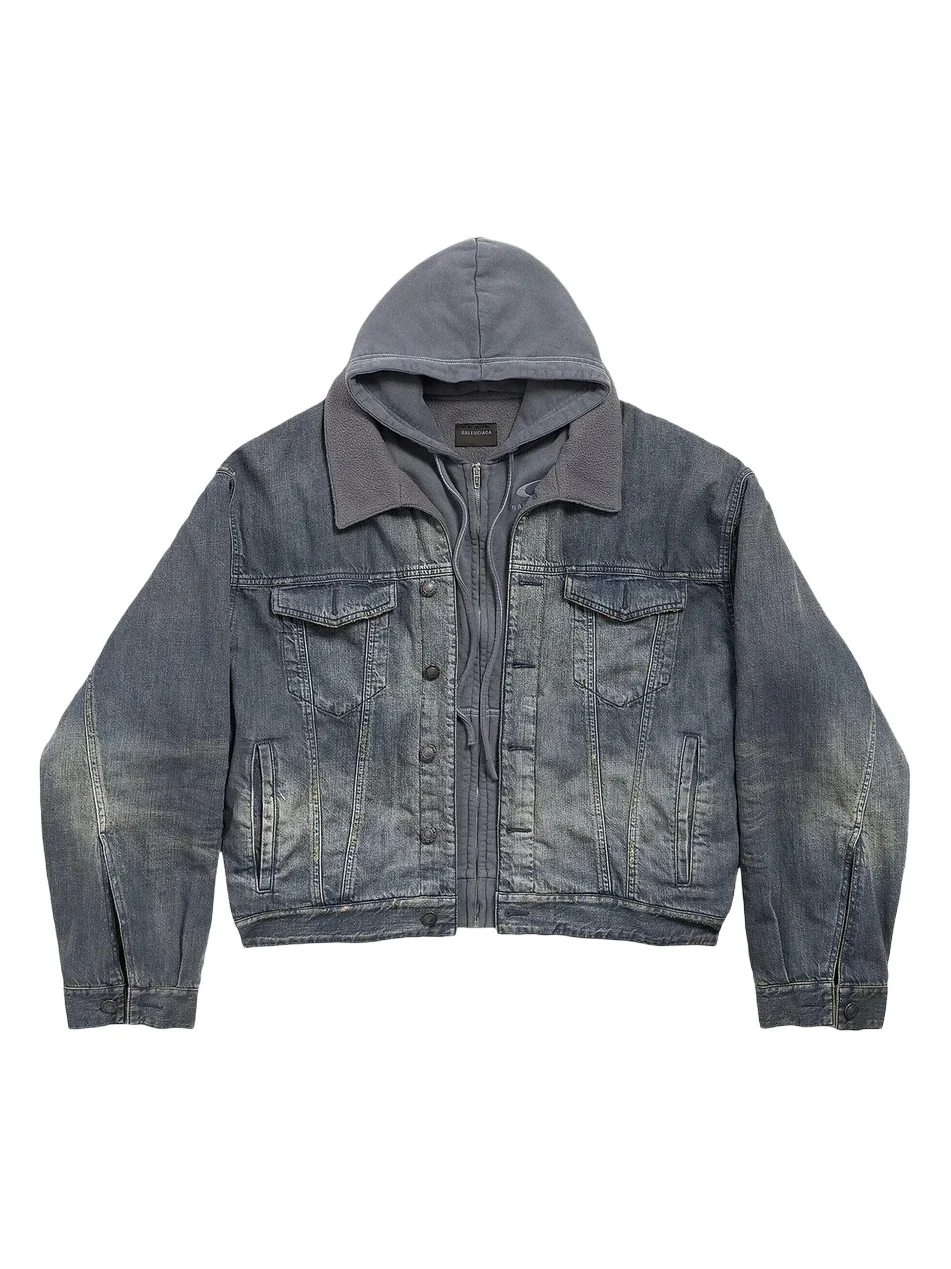 Men's Layered Lined Denim Jacket