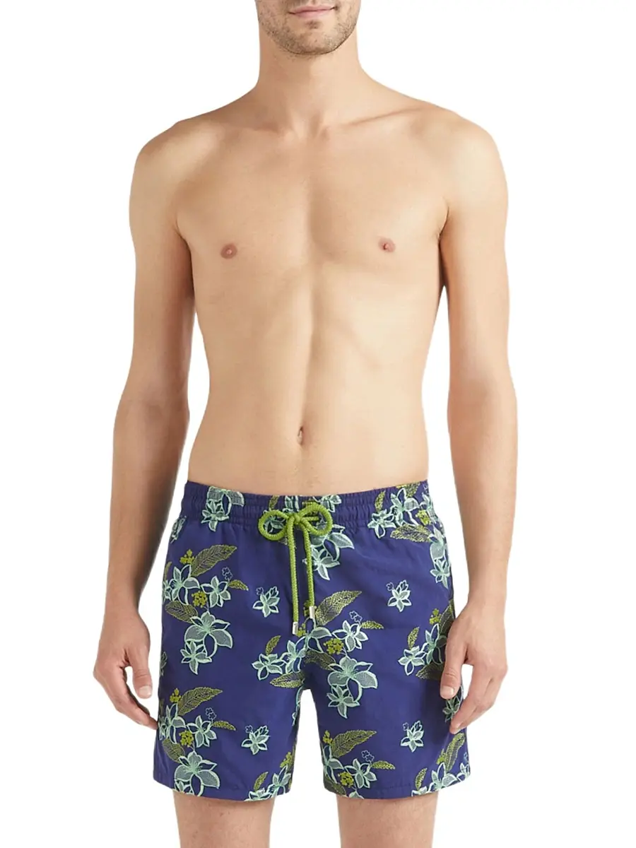 Vilebrequin Men's Flower Power Swim Shorts | Thumbnail 3