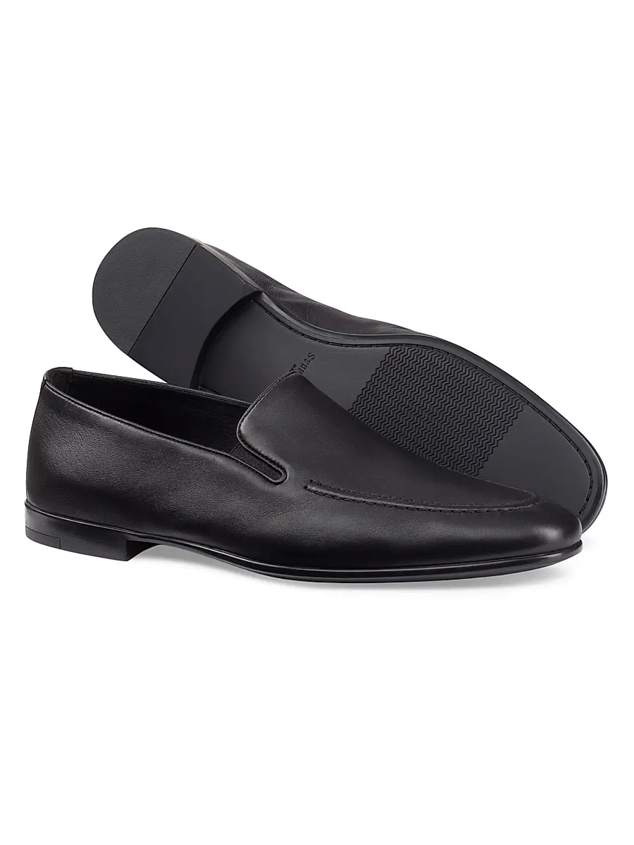 Stefano Ricci Men's Calfskin Leather Loafers | Thumbnail 2