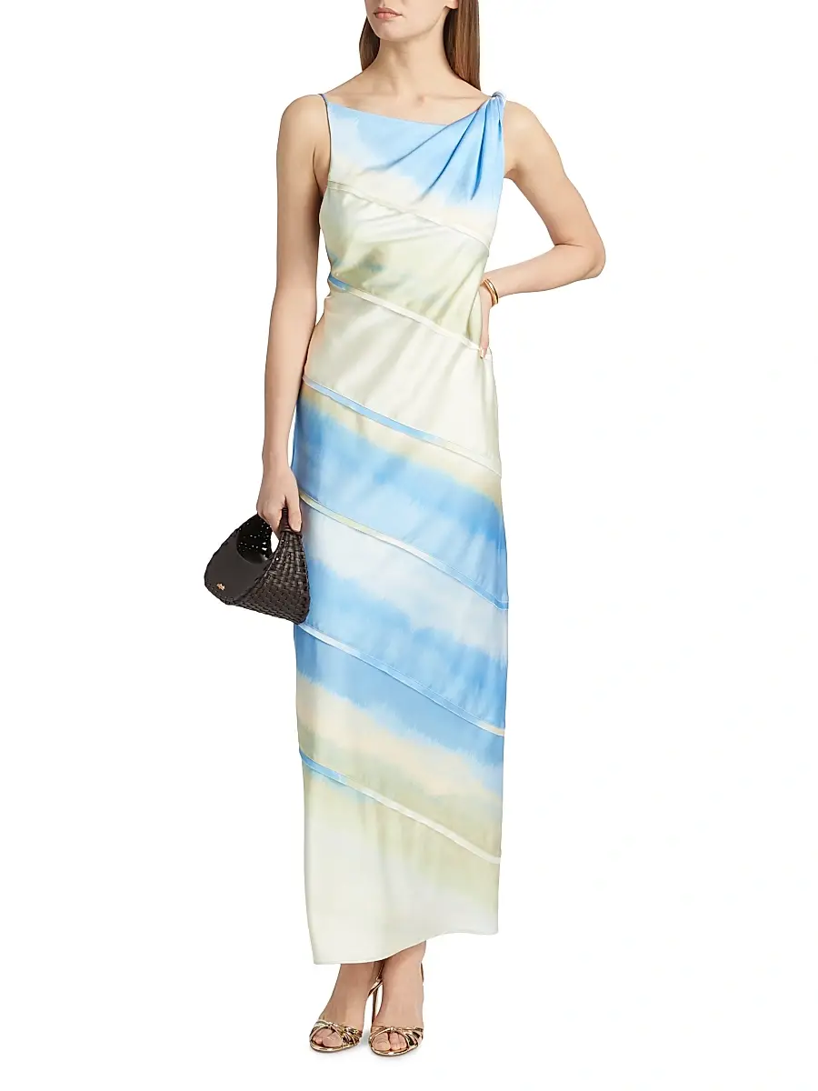 Significant Other Women's Kahlo Satin Column Gown | Thumbnail 2 Significant Other Women's Kahlo Satin Column Gown | Thumbnail 2