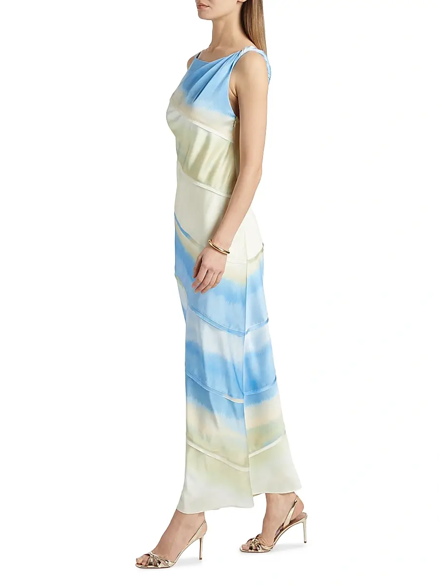 Significant Other Women's Kahlo Satin Column Gown | Thumbnail 4 Significant Other Women's Kahlo Satin Column Gown | Thumbnail 4