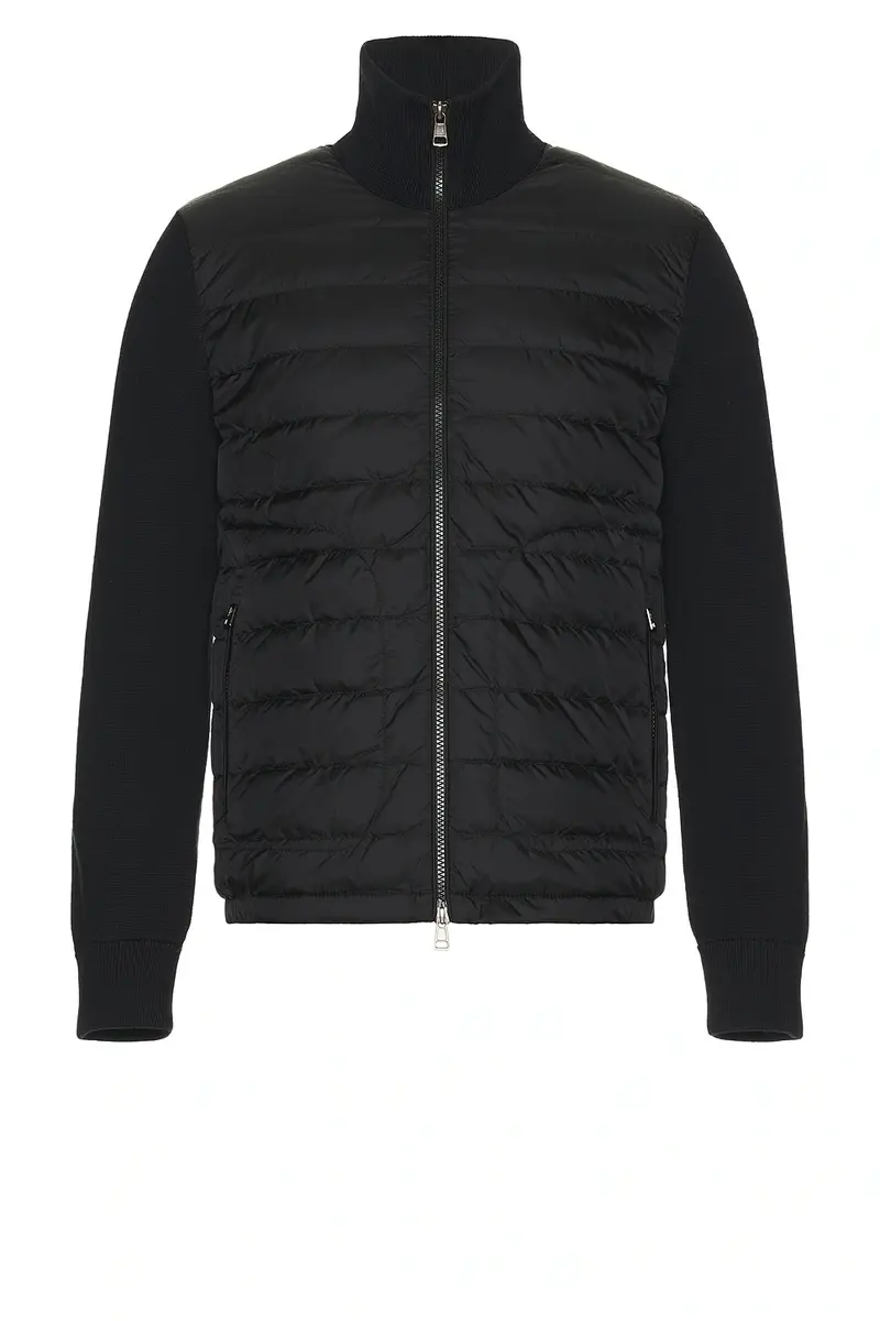 Moncler Zip Up Cardigan | Image 1 Moncler Zip Up Cardigan | Image 1