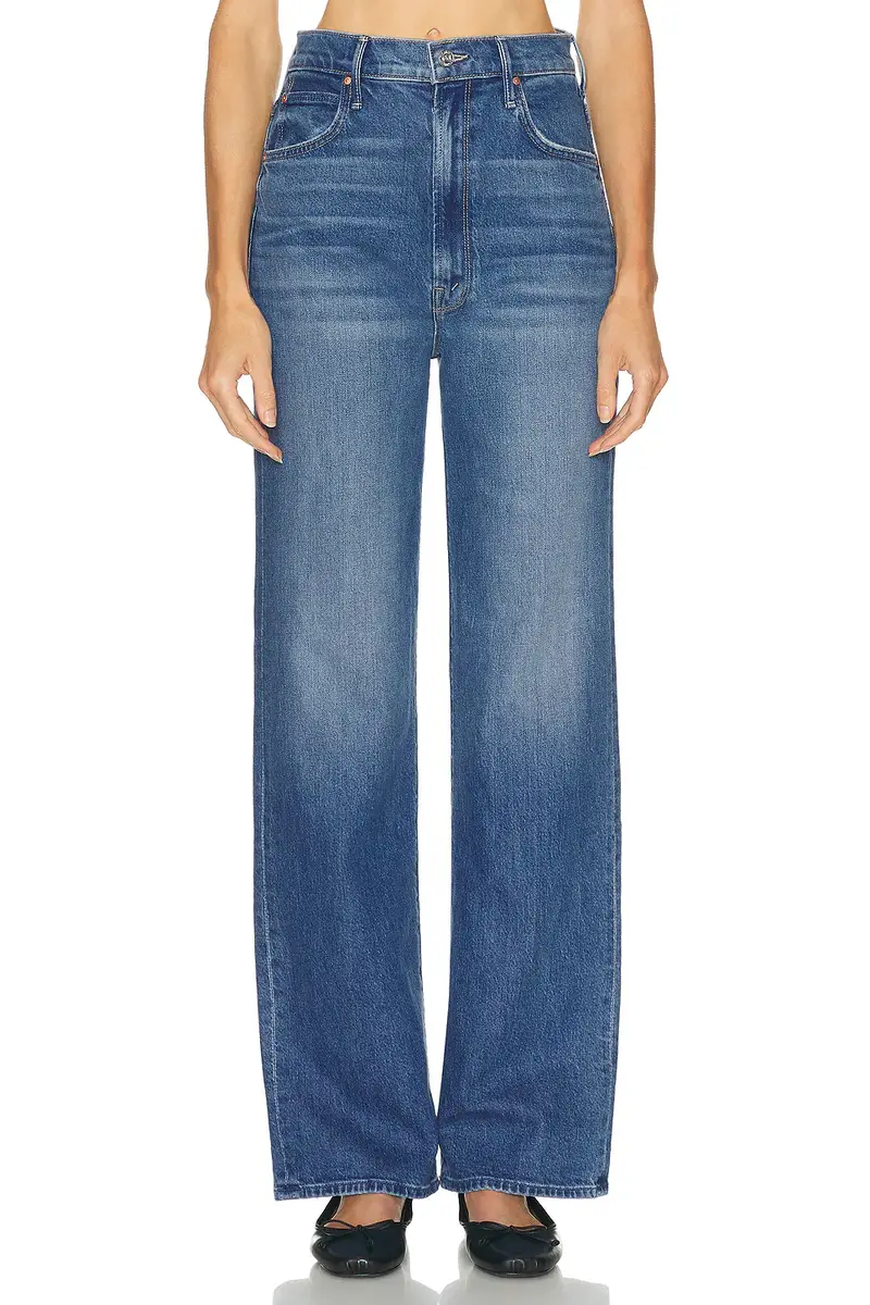 Mother High Waisted Tunnel Vision Sneak Jeans | Thumbnail 3 Mother High Waisted Tunnel Vision Sneak Jeans | Thumbnail 3