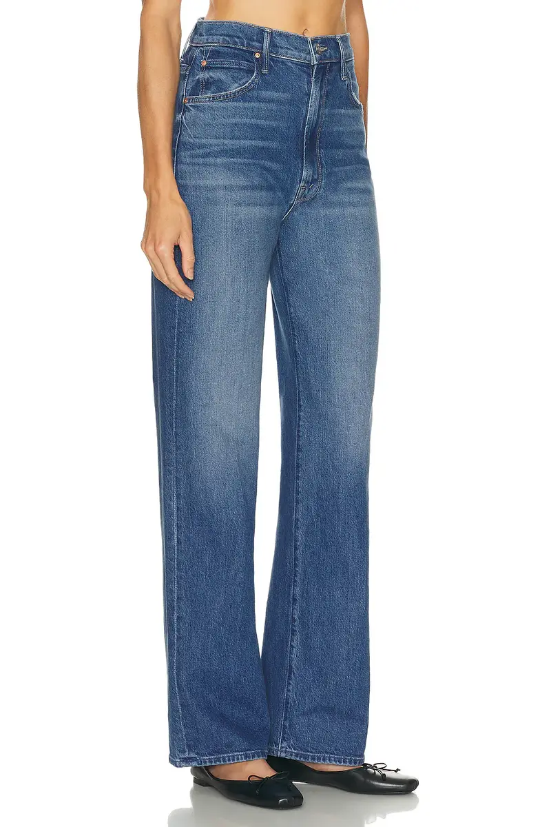 Mother High Waisted Tunnel Vision Sneak Jeans | Thumbnail 4 Mother High Waisted Tunnel Vision Sneak Jeans | Thumbnail 4