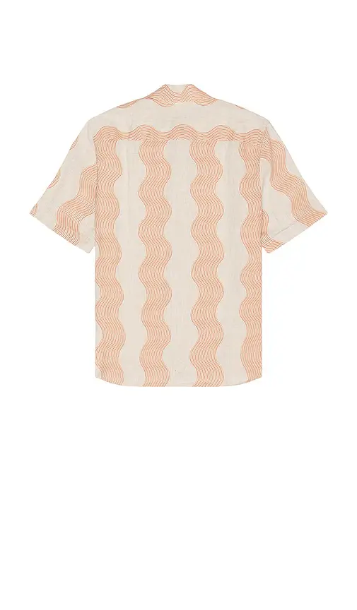 Frescobol Carioca Castro Duo Cabana Stripe Short Sleeve Shirt | Thumbnail 2
