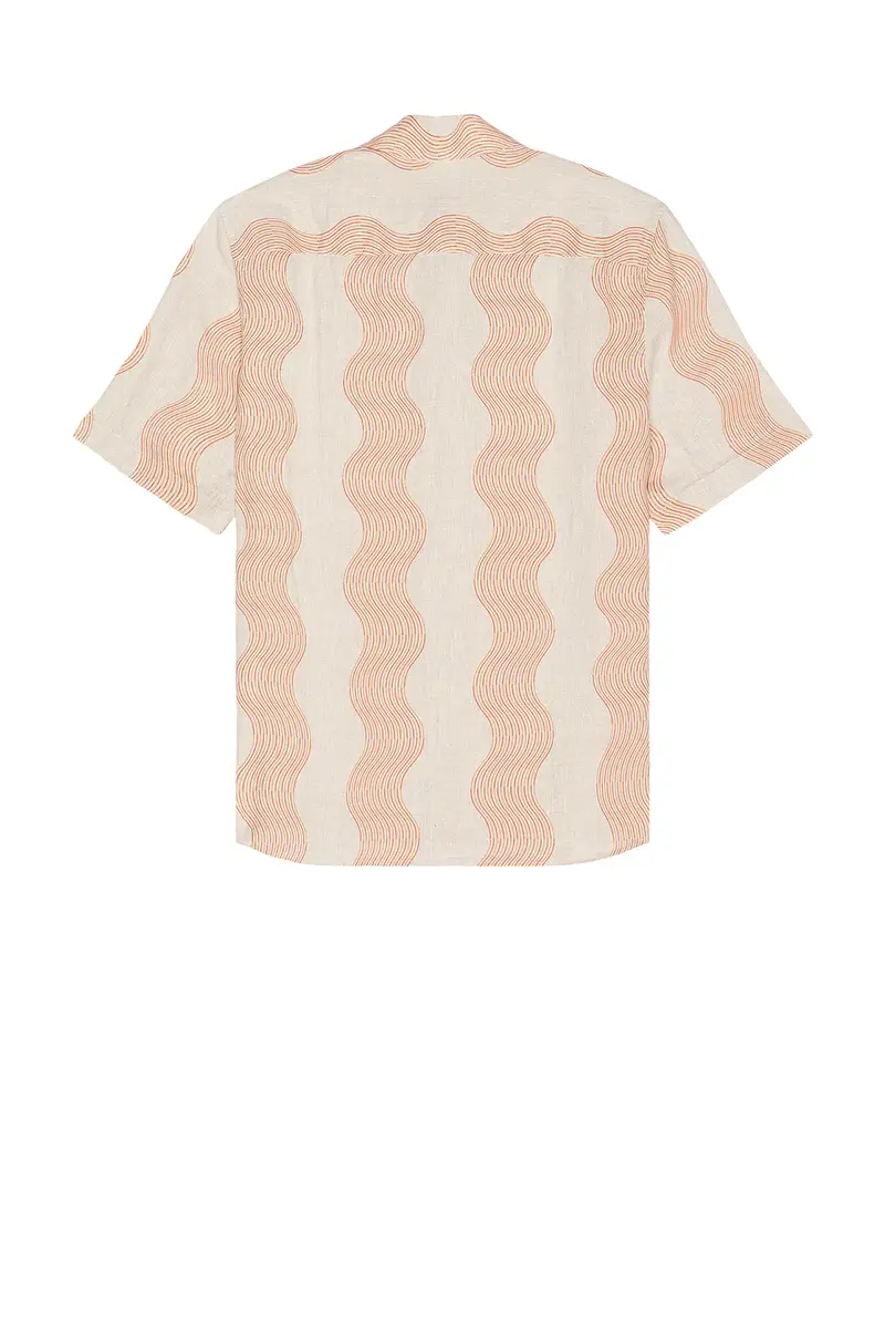 Frescobol Carioca Castro Duo Cabana Stripe Short Sleeve Shirt | Thumbnail 4