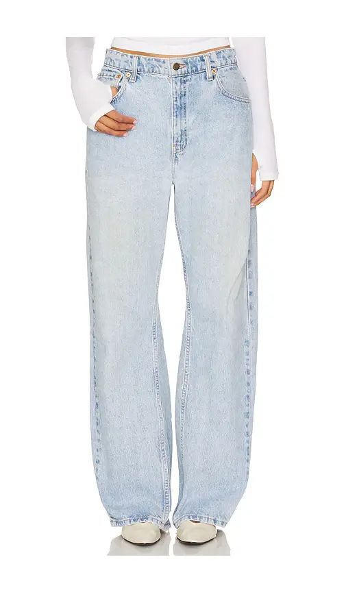 aligrace Vintage Wide Leg Jeans | Image 1 aligrace Vintage Wide Leg Jeans | Image 1