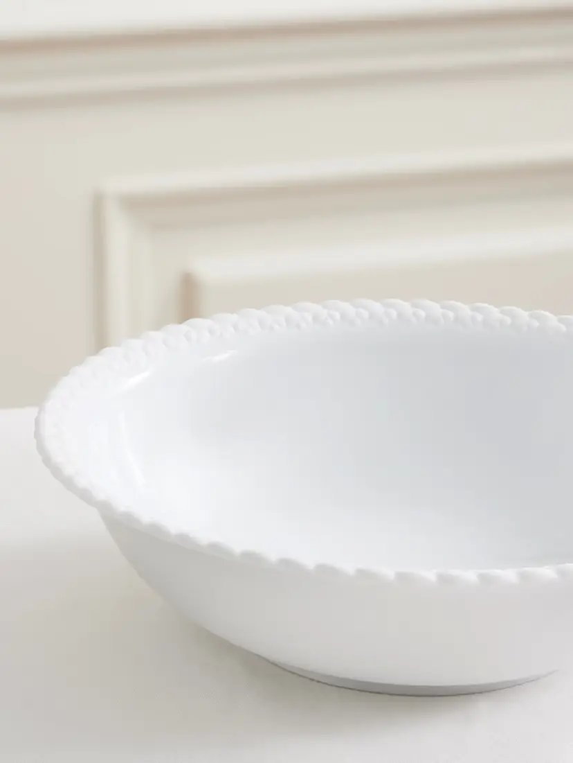 Christofle Babylone Porcelain Dish | Thumbnail 3 Christofle Babylone Porcelain Dish | Thumbnail 3