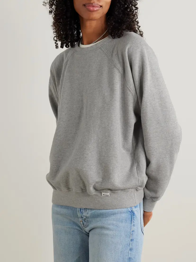 Mother The Biggie Concert Cotton-jersey Sweatshirt | Thumbnail 3 Mother The Biggie Concert Cotton-jersey Sweatshirt | Thumbnail 3