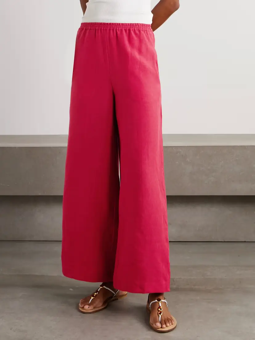 Eres L'intemporel Select Linen Wide-leg Pants | Thumbnail 3 Eres L'intemporel Select Linen Wide-leg Pants | Thumbnail 3