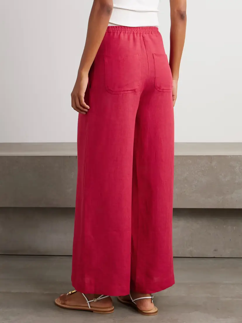 Eres L'intemporel Select Linen Wide-leg Pants | Thumbnail 4 Eres L'intemporel Select Linen Wide-leg Pants | Thumbnail 4
