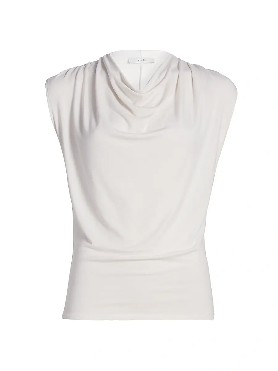 Vince Women's Draped Cowlneck Sleeveless Top