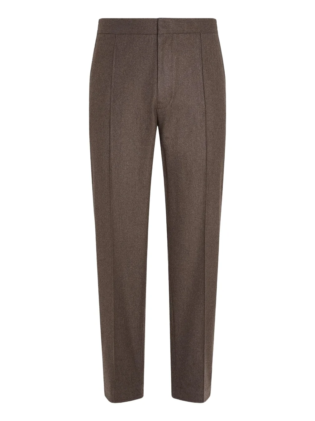 Zegna Men's 15milmil15 Wool Silk and Cashmere Pants - Dark Brown