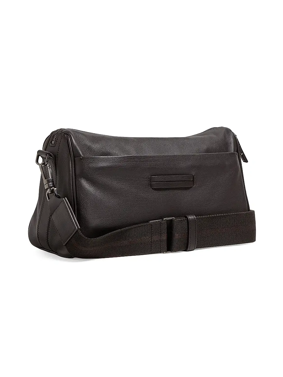 ZEGNA Men's Secondskin Crossbody Bag - Dark Brown | Thumbnail 3