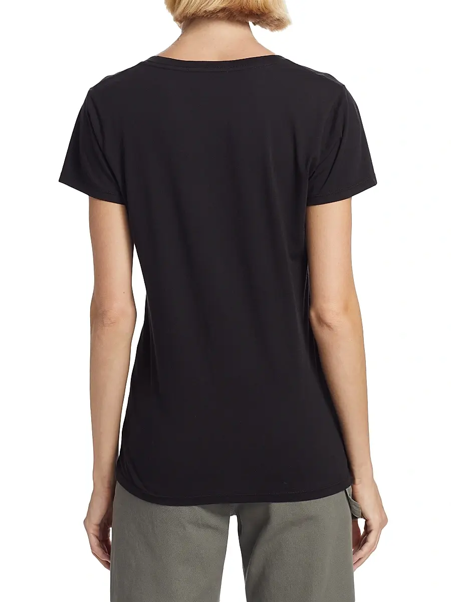 Nili Lotan Women's Carol V-Neck T-Shirt | Thumbnail 5 Nili Lotan Women's Carol V-Neck T-Shirt | Thumbnail 5