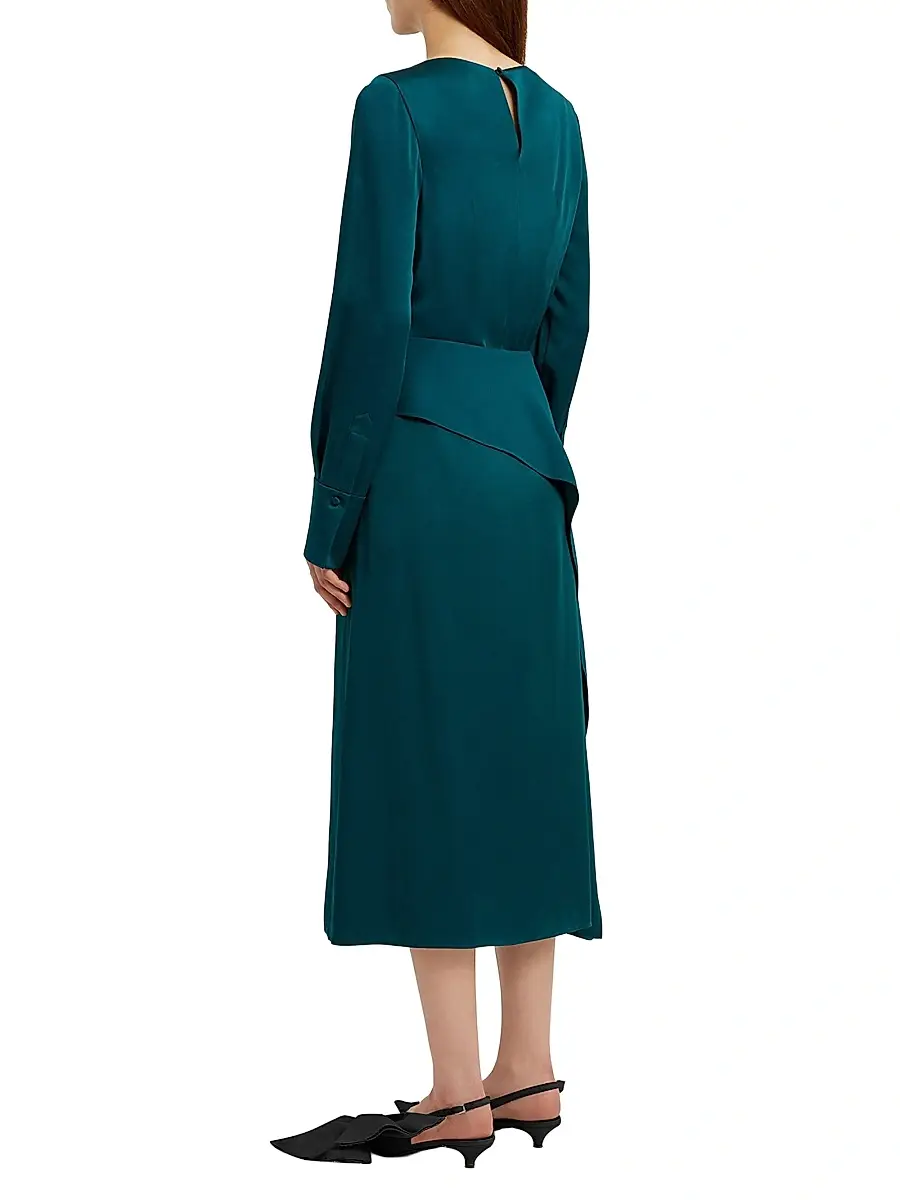 Erdem Women's Draped Satin Blouse | Thumbnail 4 Erdem Women's Draped Satin Blouse | Thumbnail 4