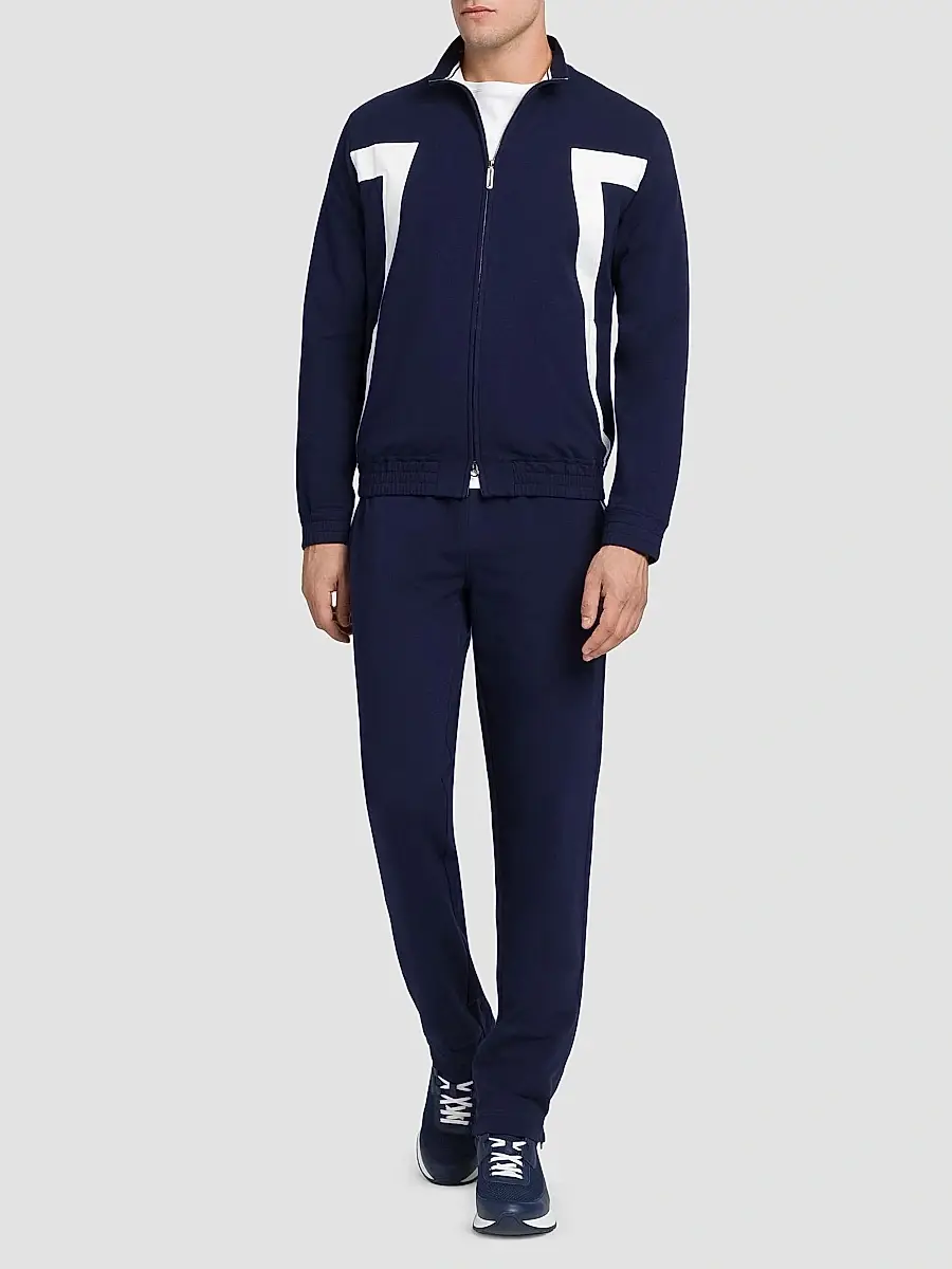 Stefano Ricci Men's Cotton Blend Jogging Blouson Sweater | Thumbnail 9
