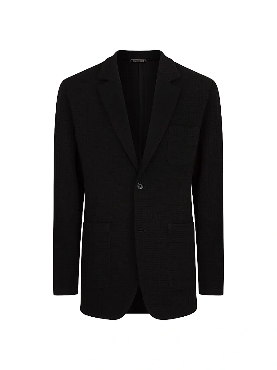 Stefano Ricci Men's Silk and Cotton Knit Jacket | Thumbnail 2 Stefano Ricci Men's Silk and Cotton Knit Jacket | Thumbnail 2