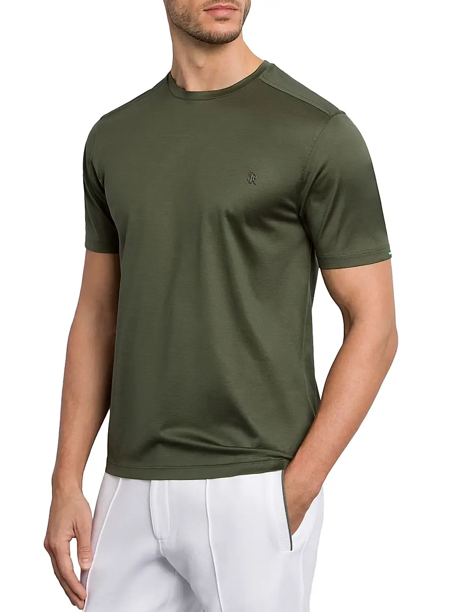 Stefano Ricci Men's Cotton T-Shirt | Thumbnail 2 Stefano Ricci Men's Cotton T-Shirt | Thumbnail 2