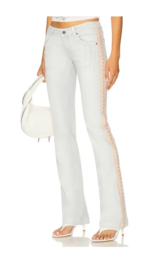 Jaded London Hook & Eye Jean | Image 1 Jaded London Hook & Eye Jean | Image 1