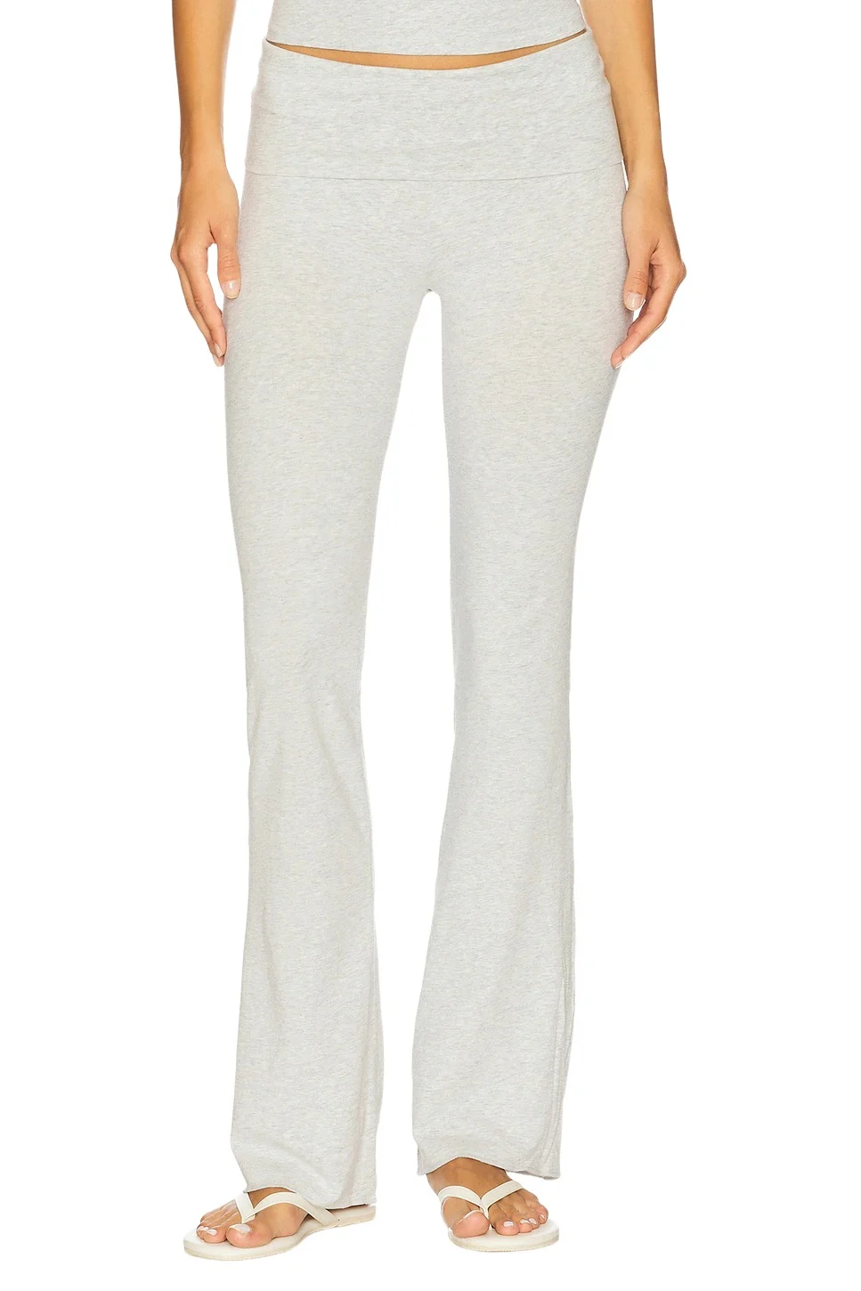 Cotton Jersey Foldover Pant