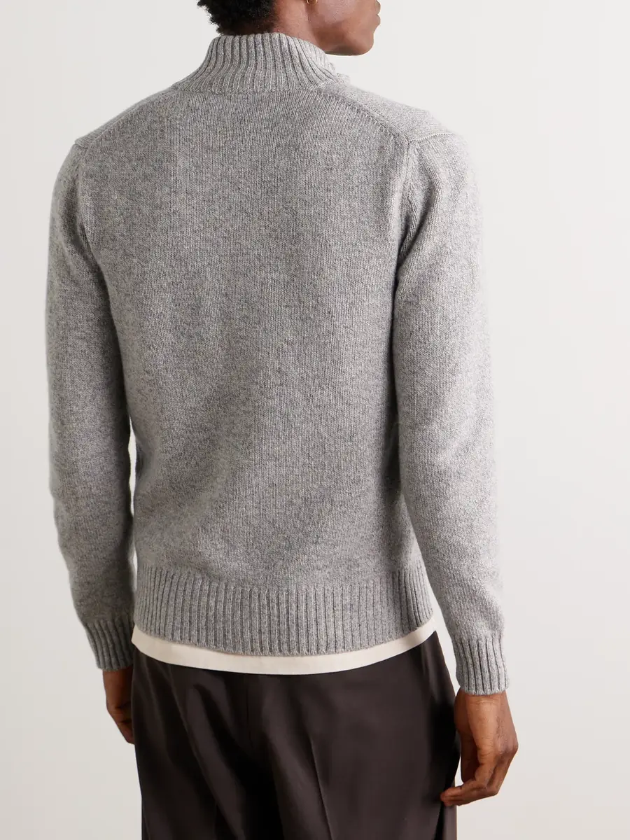 Incotex Incotex Zanone Slim-Fit Virgin Wool Cardigan - Men | Thumbnail 3 Incotex Incotex Zanone Slim-Fit Virgin Wool Cardigan - Men | Thumbnail 3