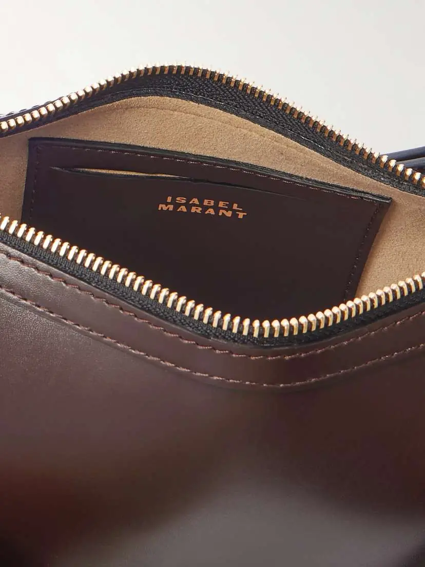 Isabel Marant Oskan Moon Studded Leather Shoulder Bag | Thumbnail 5