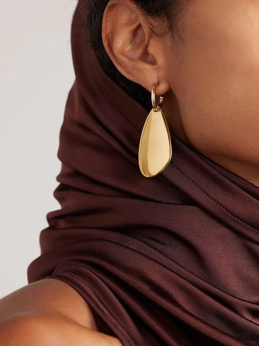 Isabel Marant Ella Gold-tone Hoop Earrings | Thumbnail 2