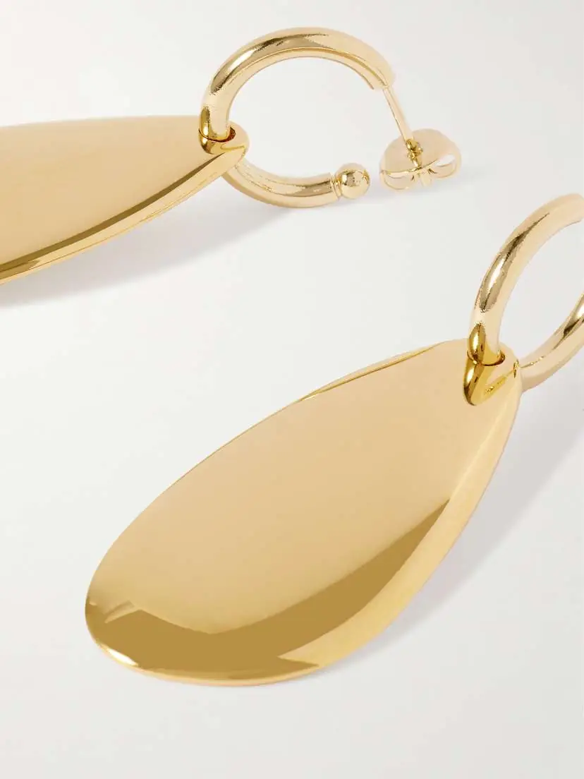 Isabel Marant Ella Gold-tone Hoop Earrings | Thumbnail 3