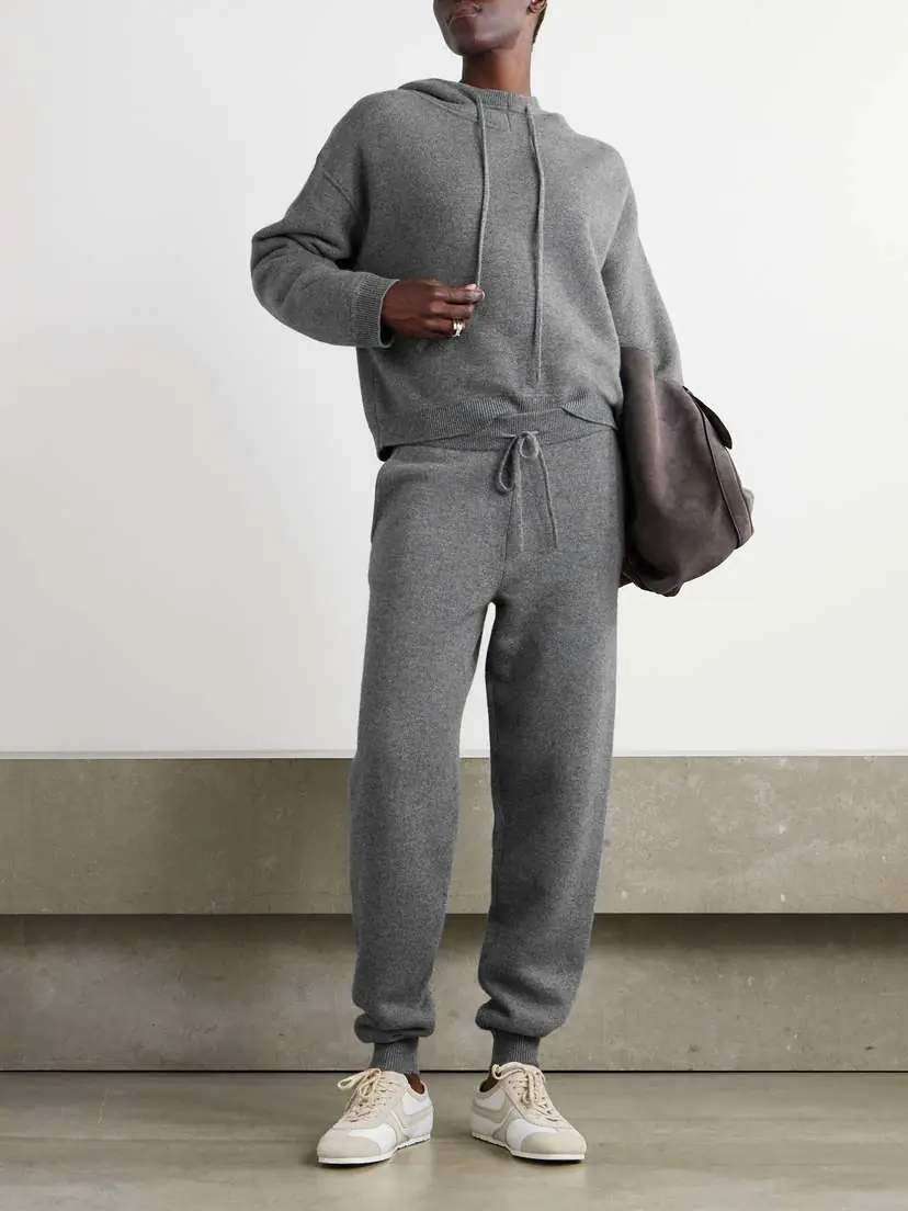 Loulou de Saison Hespero Cashmere Track Pants | Thumbnail 2 Loulou de Saison Hespero Cashmere Track Pants | Thumbnail 2