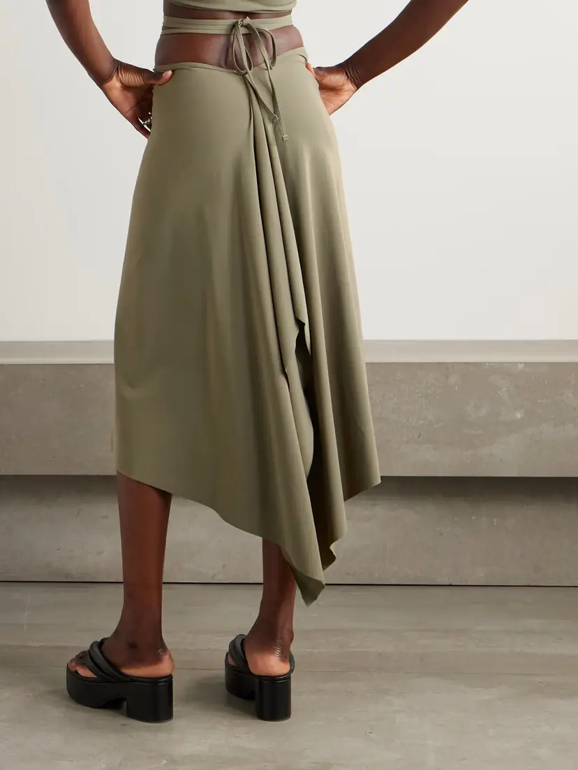 Christopher Esber Wrap-effect Jersey Pareo | Thumbnail 3