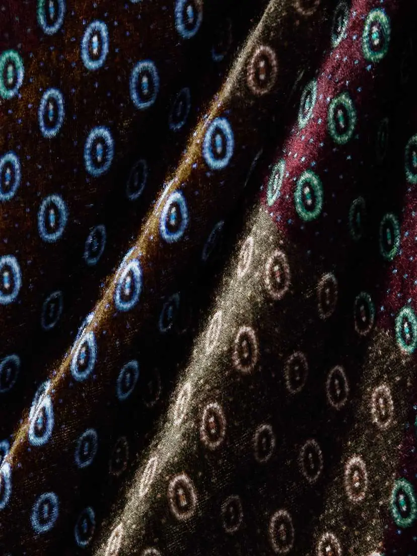 Dries Van Noten Printed Layered Velvet And Jacquard Wide-leg Pants | Thumbnail 5 Dries Van Noten Printed Layered Velvet And Jacquard Wide-leg Pants | Thumbnail 5
