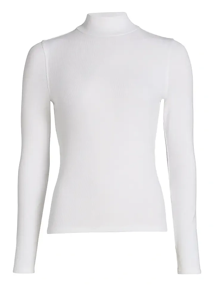 Women's Fine Rib-Knit Turtleneck