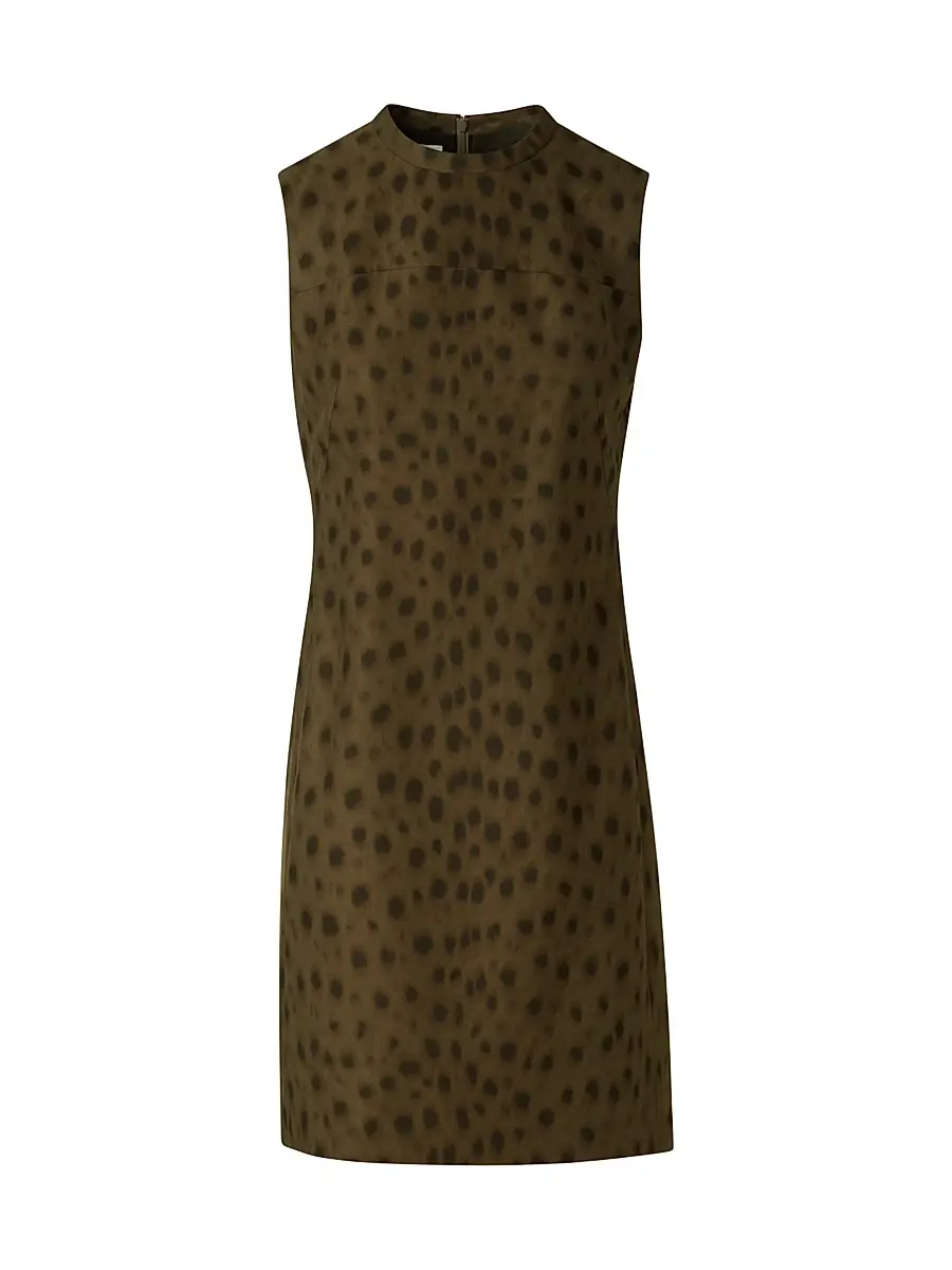 Akris punto Women's François Hardy Dotted Gabardine Minidress
