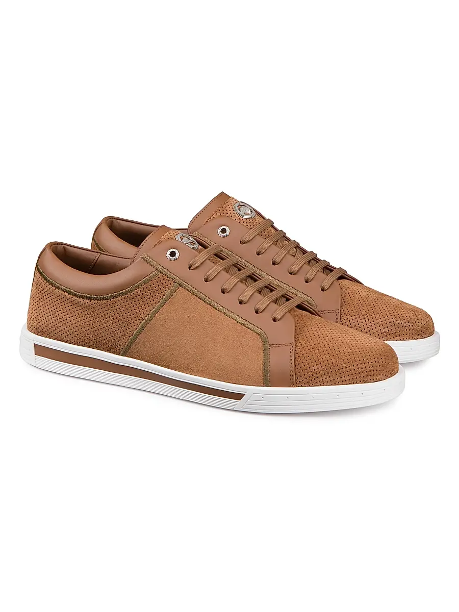 Stefano Ricci Men's Suede Sneakers | Thumbnail 2 Stefano Ricci Men's Suede Sneakers | Thumbnail 2